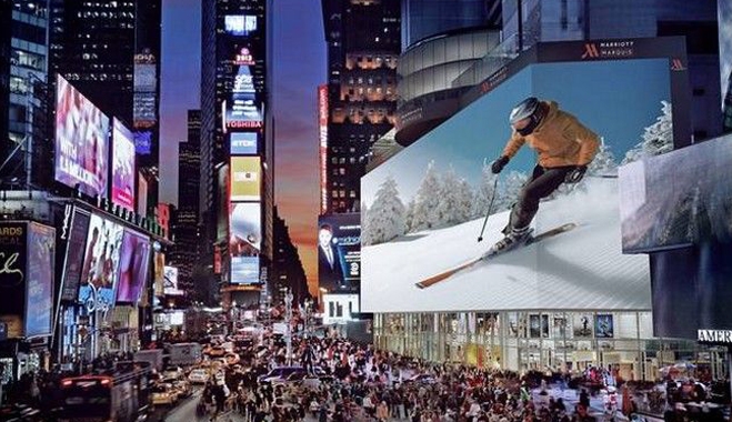 Στην πλατεία Times Square ανοίγει η μεγαλύτερη ψηφιακή οθόνη στον κόσμο