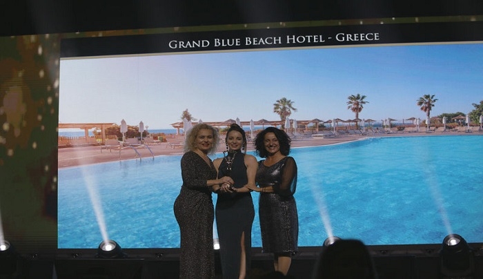 Δύο παγκόσμια βραβεία απέσπασε το ξενοδοχείο Grand Blue του ομίλου KOULLIAS HOTELS στα World Luxury Hotel Awards