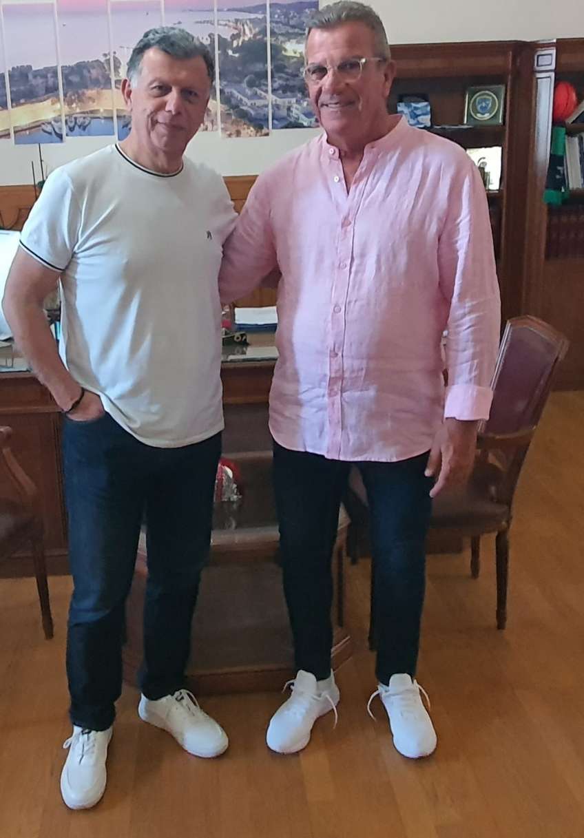 Με τον Θεοδόση Νικηταρά και ο Μανώλης Καματερός