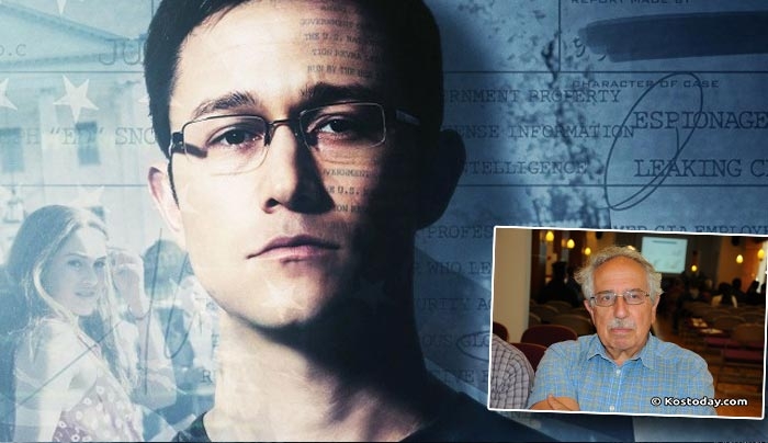 Ν. Μυλωνάς: "ευκαιρία να δούμε την ταινία Σνόουντεν-Snowden"
