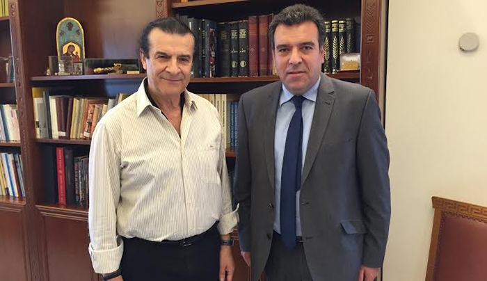 Συνάντηση του Μάνου Κόνσολα με τον Αν. Υπουργό Παιδείας, κ. Κουράκη