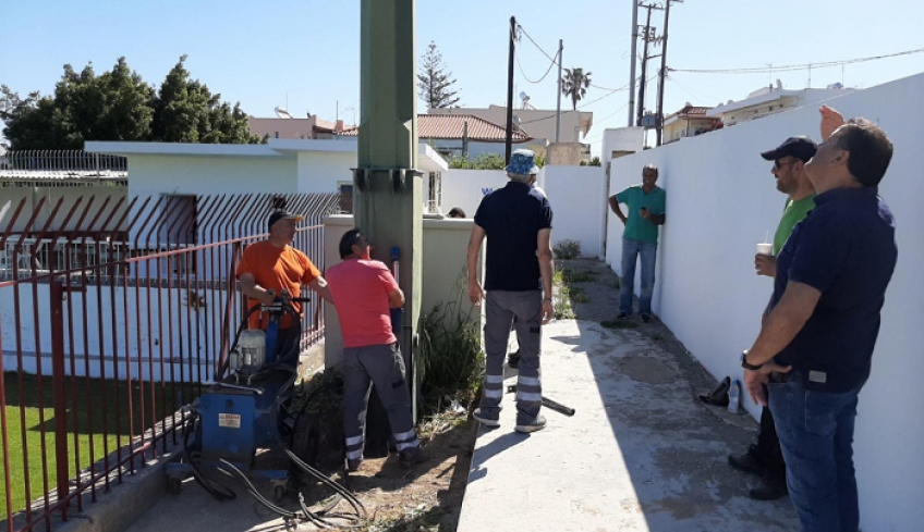 Εργασίες στο γήπεδο Πυλίου - Δηλώσεις του προέδρου Θοδωρή Πάχου (Βίντεο)