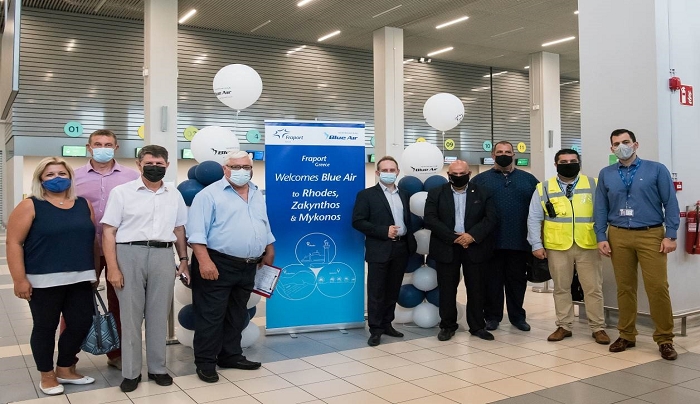 Η Blue Air ανακοίνωσε πτήσεις προς 10 Ελληνικούς προορισμούς