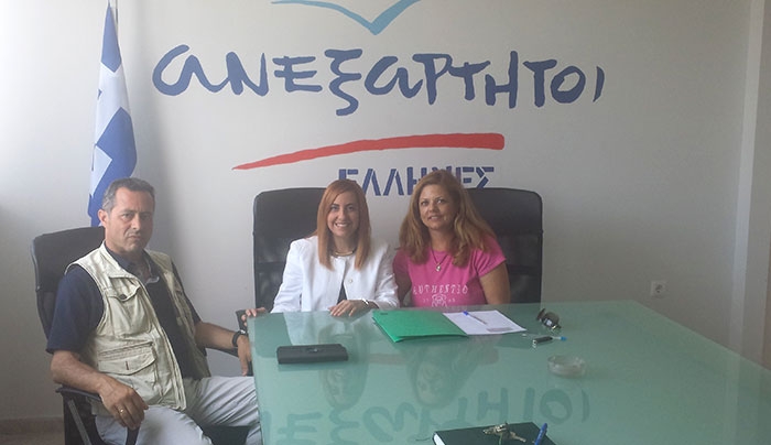 Συναντήσεις με ξεναγούς στην Ρόδο η Μαρία Αγγέλου