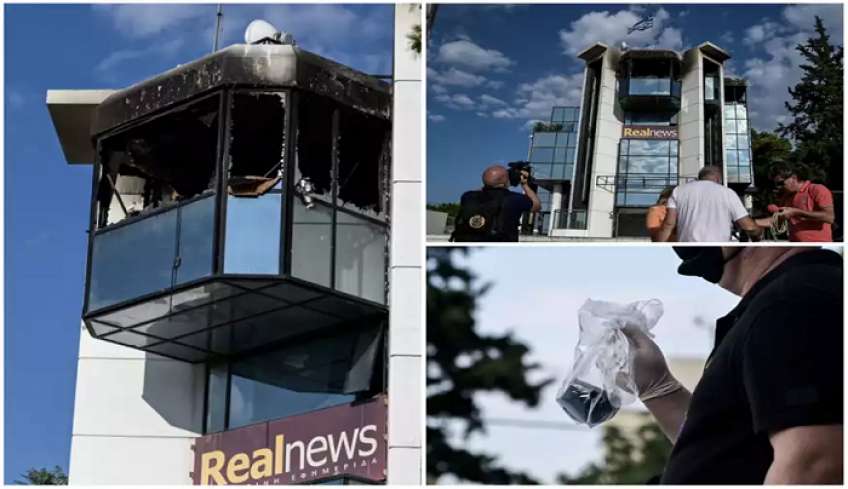 Φωτιά στον Real FM: Υπόνοιες για εμπρησμό και καταδίκη από τον πολιτικό κόσμο – Εικόνες καταστροφής