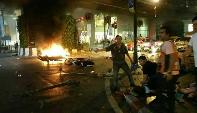Δείτε συγκλονιστικά βίντεο από την τρομοκρατική επίθεση στη Μπανγκόκ