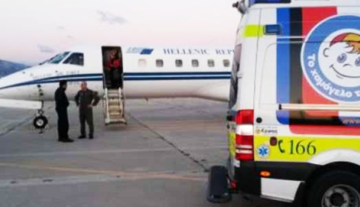 Με το πρωθυπουργικό αεροπλάνο η επείγουσα διακομιδή της μικρής Δέσποινας