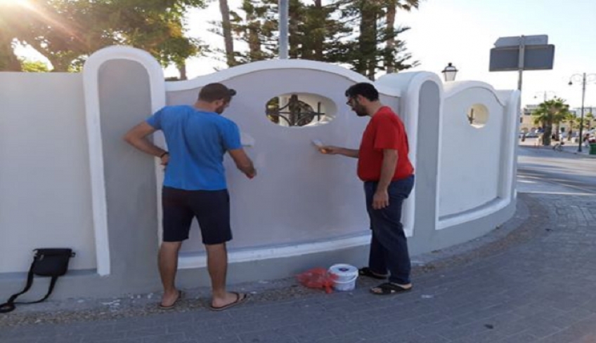 Π. Χατζηχριστοφής: Ο εθελοντισμός είναι πολιτισμός… Με πρωτοβουλία εθελοντών «σβήνουν» τα κακόγουστα γκράφιτι (ΒΙΝΤΕΟ)