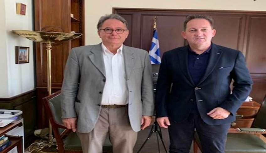 Με τον Στέλιο Πέτσα συναντήθηκε ο Δήμαρχος Νισύρου Χ. Κορωναίος