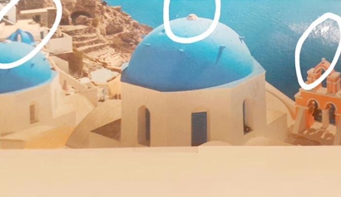 Έσβησαν τους σταυρούς στις εκκλησίες της Σαντορίνης σε συσκευασία ελληνικών τροφίμων στο Βέλγιο!