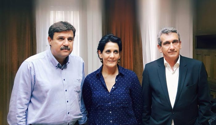 Συνάντηση Γ. Χατζημάρκου με τον Υπουργό Υγείας Ανδρέα Ξάνθο και τη νέα Διοικητή της 2ης ΥΠΕ Πειραιώς & Αιγαίου