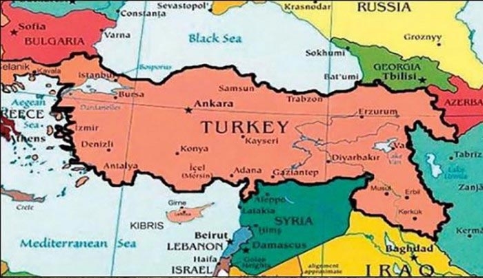 Προκαλεί τουρκική εφημερίδα – Δημοσιεύει χάρτη που δείχνει τη μισή Ελλάδα στην… Τουρκία