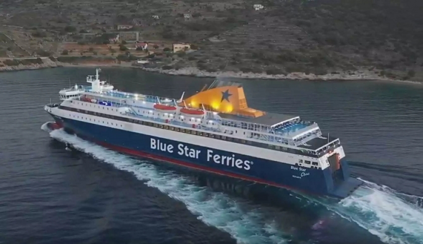 Χίος: Η μανούβρα του καπετάνιου Γιάννη Σιγάλα μαγνήτισε τα βλέμματα! Έτσι έδεσε το Blue Star Chios (Βίντεο)