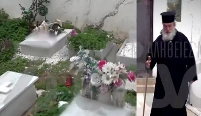 Σοκ στα Καλύβια: Νεκροταφείο παιδιών και βρεφών σε σπίτι ιερέα - "Είναι καμιά 20αριά ταφάκια" [Βίντεο]