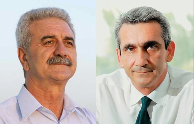 Σταυροδοσία των Υποψηφίων των παρατάξεων Γ. Χατζημάρκου και Γ. Μαχαιρίδη