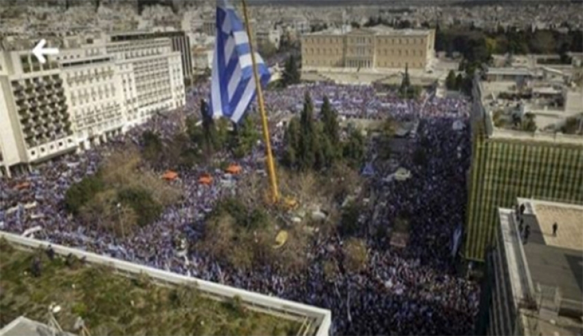 Συλλαλητήριο για τη Μακεδονία και τη Δημοκρατία από Κώ για το Σύνταγμα.