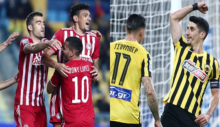 Super League: Παραμένει στην πρώτη θέση ο Ολυμπιακός -Σε απόσταση αναπνοής η ΑΕΚ