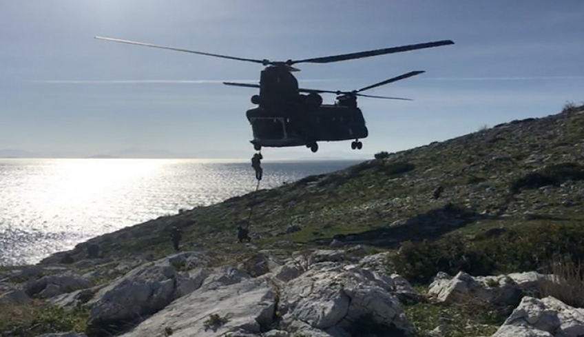 Έκτακτη άσκηση με σενάριο ανακατάληψης νησιού στο Αιγαίο από τη Δύναμη Δέλτα