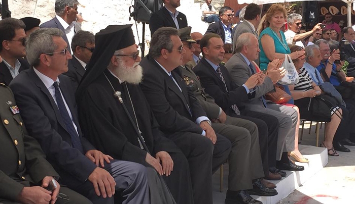 Ο επικεφαλής της ΓΓΑΕ Μιχάλης Κόκκινου στις εκδηλώσεις για την απελευθέρωση της Σύμης