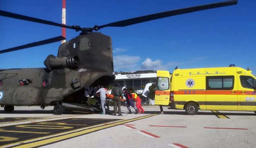 Πολεμική Αεροπορία: 14 ασθενείς – μεταξύ τους 4 παιδιά – μεταφέρθηκαν από νησιά σε νοσοκομεία μεγάλων πόλεων