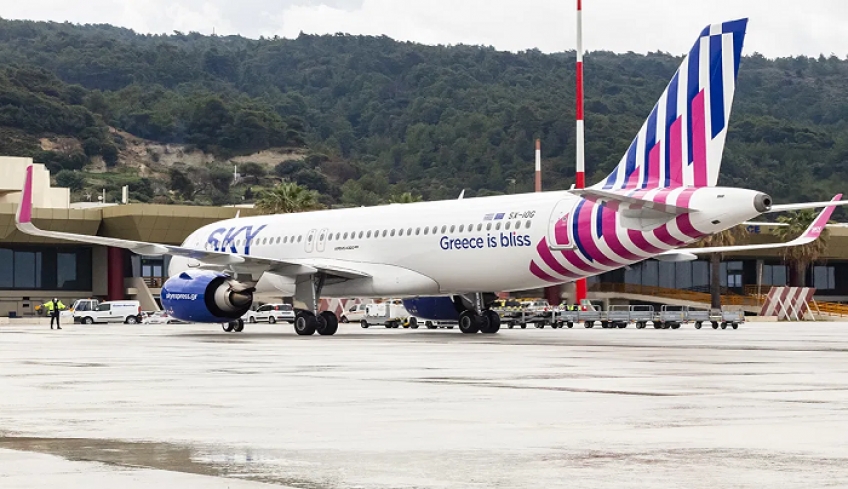 Ξεκίνησαν οι απευθείας πτήσεις της SKY express με τα ολοκαίνουργια Airbus A320neo στην Ρόδο