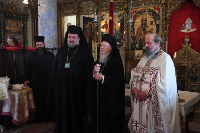 Ο Οικουμενικός Πατριάρχης στο Μετόχι του Παναγίου Τάφου στο Νιχώρι του Βοσπόρου
