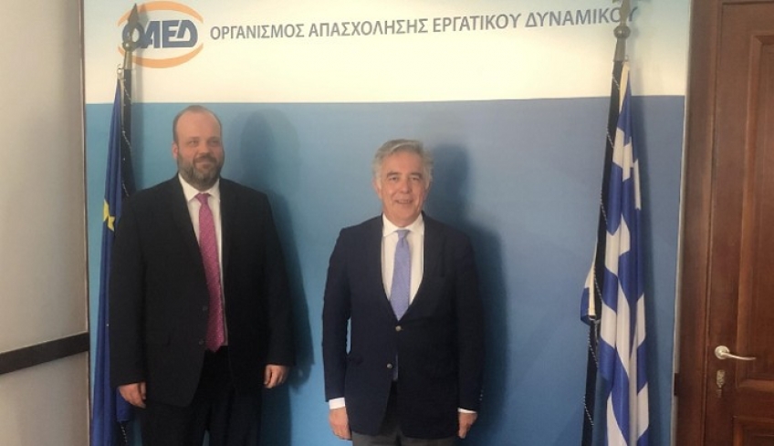 Συνεργασία του Β. Υψηλάντη με τον Διοικητή ΟΑΕΔ για την ανεργία και τα νέα προγράμματα στα Δωδεκάνησα