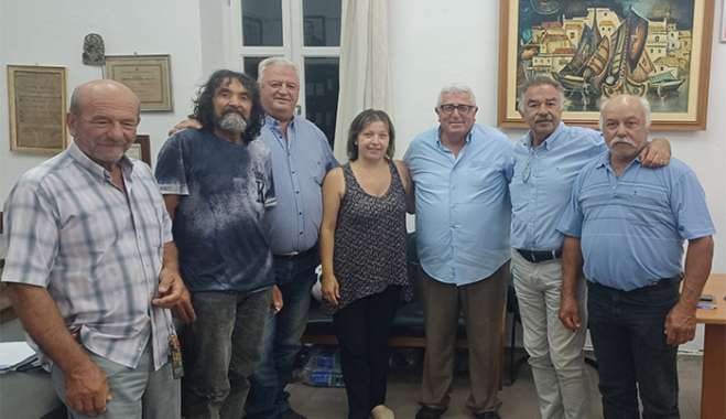 Στην Αστυπάλαια ο Αντιπεριφερειάρχης Πρωτογενούς Τομέα, Φ. Ζαννετίδης