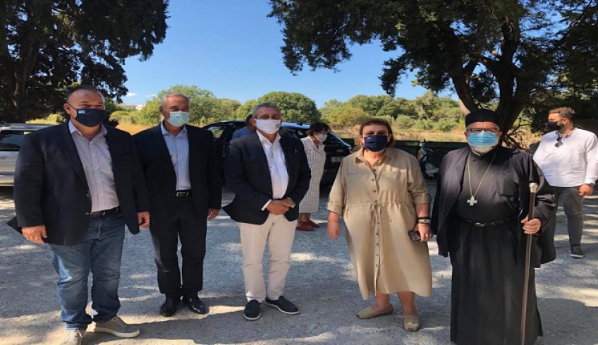 Από τη σημερινή επίσκεψη της Υπουργού Πολιτισμού κ. Μενδώνη στους αρχαιολογικούς χώρους της Κω