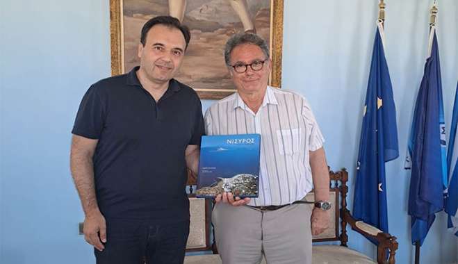 ΣΥΝΑΝΤΗΣΗ ΤΟΥ ΔΗΜΑΡΧΟΥ ΝΙΣΥΡΟΥ ΜΕ ΤΟΝ ΥΠΟΥΡΓΟ ΨΗΦΙΑΚΗΣ ΔΙΑΚΥΒΕΡΝΗΣΗΣ κ. ΔΗΜΗΤΡΗ ΠΑΠΑΣΤΕΡΓΙΟΥ