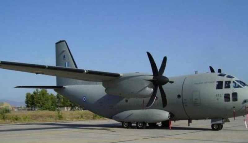 Μεταφορά μοσχεύματος με αεροσκάφος C-27J της ΠA