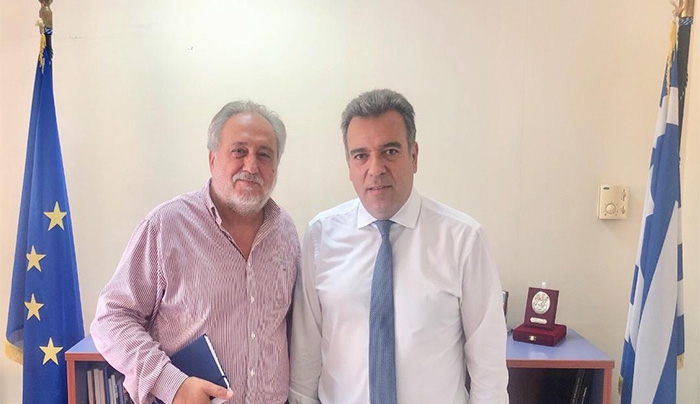 «Συνάντηση του Υφυπουργού Τουρισμού, κ. Μάνου Κόνσολα, με τον Πρόεδρο της SkyExpress για την αεροπορική σύνδεση των μικρών νησιών»