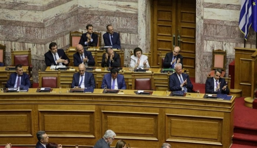 Ψήφο εμπιστοσύνης με 158 «ναι» έλαβε η κυβέρνηση ΝΔ