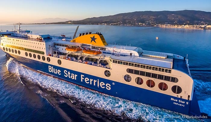 Aνακοίνωση της εταιρείας BLUE STAR FERRIES για τα δρομολόγια των πλοίων