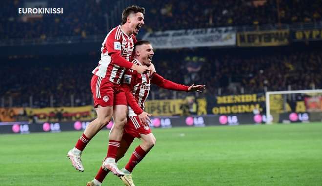 Super League, ΑΕΚ - Ολυμπιακός 1-3: «Ερυθρόλευκος» θρίαμβος στην «OPAP Arena»