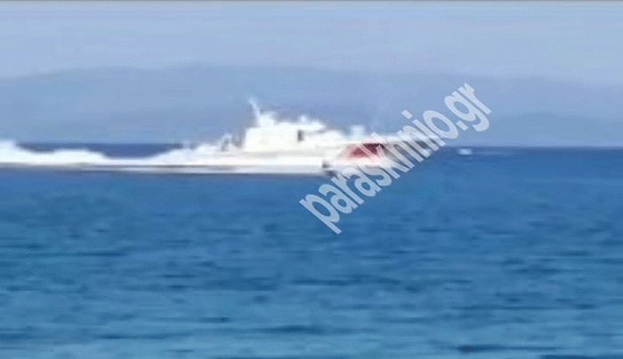 Τουρκική ακταιωρός στην παραλία της Κω για να καλύψει διακινητή-Βίντεο-ντοκουμέντο!
