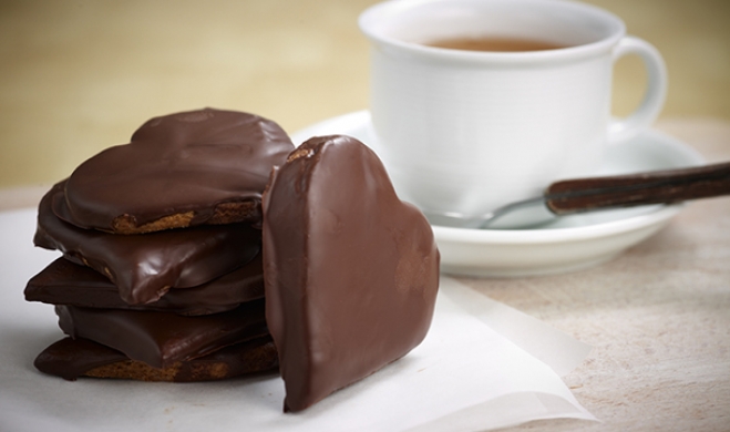 Σοκολατένια μπισκότα καρδιές