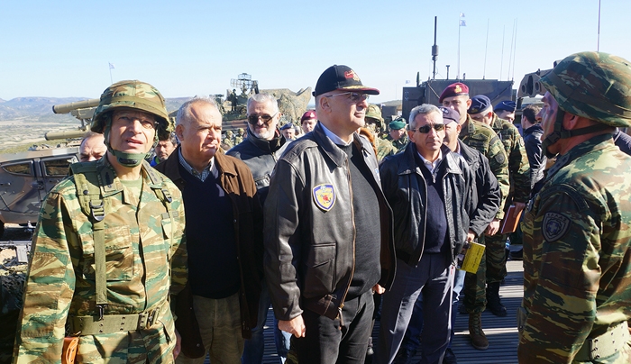Ο Περιφερειάρχης Νοτίου Αιγαίου στην στρατιωτική άσκηση «Λεωνίδας ο Ρόδιος»