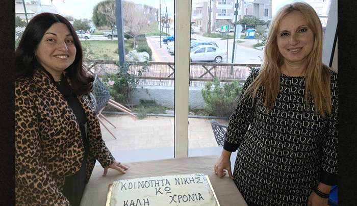 ΚΟΠΗ ΠΙΤΑΣ &amp; ΠΟΛΙΤΙΚΗ ΣΥΖΗΤΗΣΗ ΤΟΥ ΚΟΜΜΑΤΟΣ “ΝΙΚΗΣ” ΣΤΗΝ ΚΩ