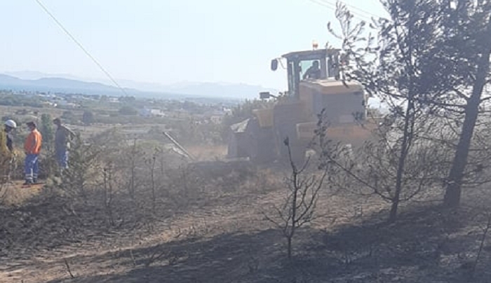 Πολιτική Προστασία Κω - Πυρκαγιά στην περιοχή Μαστιχάρι - πλησίον «water park lido».