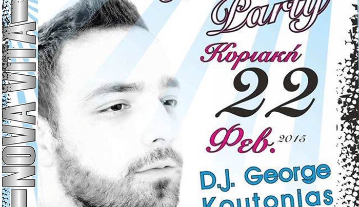 Μασκέ party στο "Nova Vita" στα desks ο Dj George Koutonias!