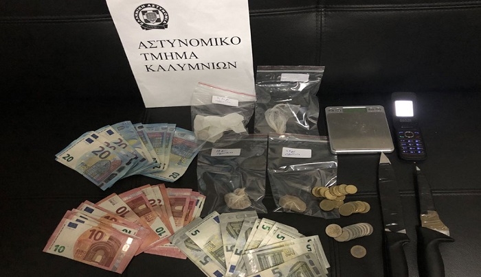 Συνελήφθησαν δύο ημεδαποί για διακίνηση ναρκωτικών και οπλοκατοχή στην Κάλυμνο