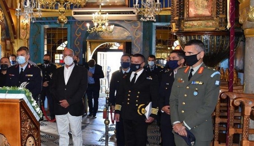 Ο Έπαρχος Κω-Νισύρου παραβρέθηκε στον εορτασμό του Προστάτη του Σώματος της Ελληνικής Αστυνομίας