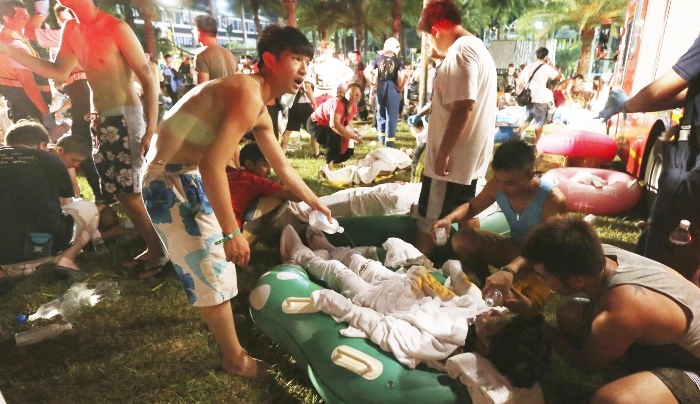 Ταϊβάν: Πάνω από 500 τραυματίες σε πάρκο ψυχαγωγίας
