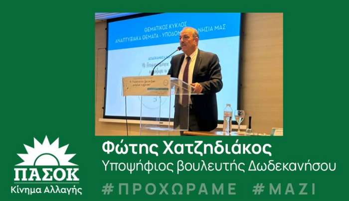 Την επαναφορά του νόμου 719/1977 για την εξαγορά δημοσίων κτημάτων ζητά ο υπ. βουλευτής Δωδεκανήσου Φώτης Χατζηδιάκος