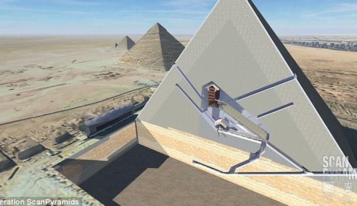 Θρόνος από μετεωρίτες κρύβεται στη μυστηριώδη «τρύπα» της Πυραμίδας του Χέοπα;