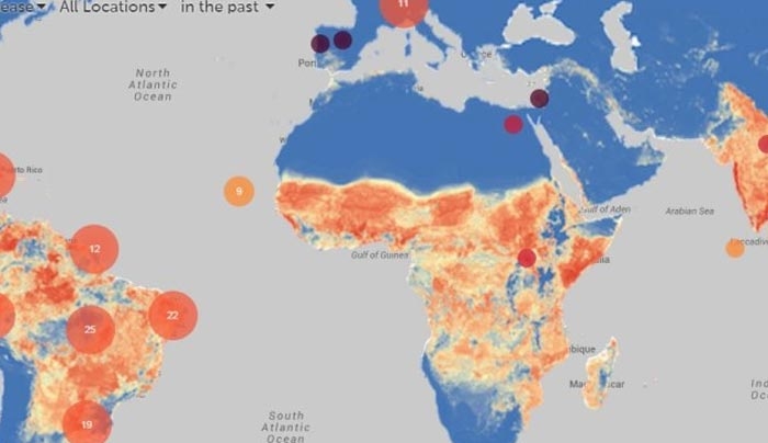 Ιός Ζίκα: Κάντε κλικ στον χάρτη και δείτε πού βρίσκεται – Όλα τα κρούσματα