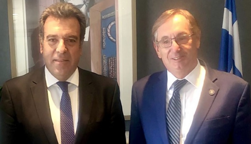 Συνάντηση του κ. Μάνου Κόνσολα με τον κ. Franz Kolb, Director of Diplomacy of the State Of Utah