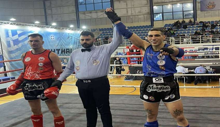 Νίκος Παπανικολάου: Πρωταθλητής Ελλάδος Muay Thai στα 75 κιλά