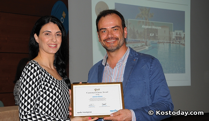 Απονεμήθηκαν τα βραβεία από το Apollo Travel  σε ξενοδοχεία της Κω (Φώτο - Βίντεο) !